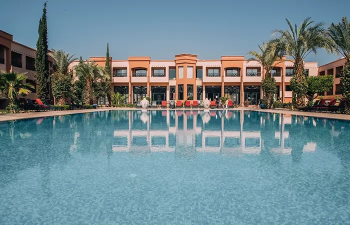 Zalagh Kasbah Hotel & Spa: Luxury and Convenience in Marrakech. Enjoy spacious rooms, pools, spa, and dining options. Unwind at our Lobby Bar or Moroccan lounge for a memorable stay.